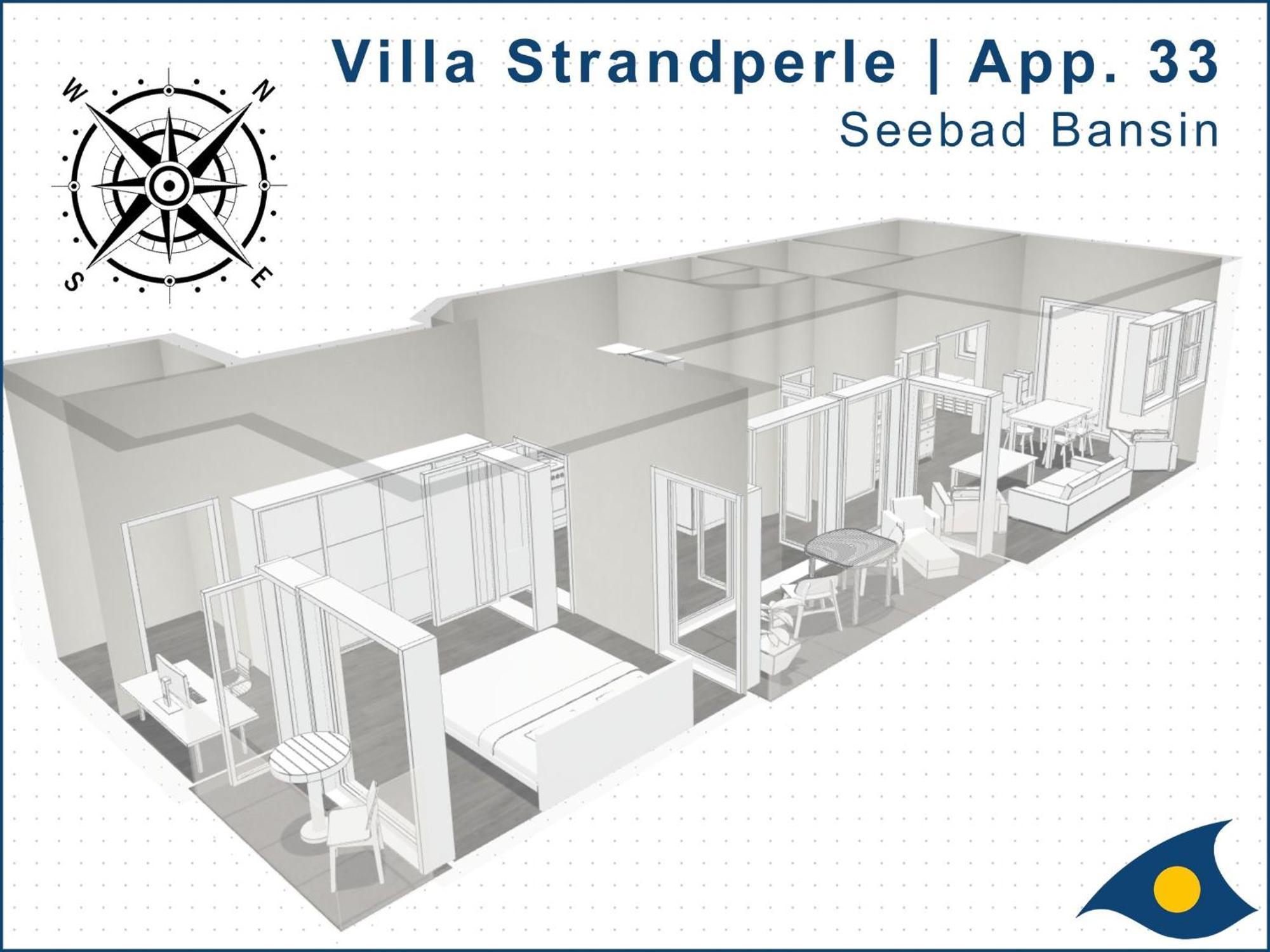 Villa Strandperle Whg 33 ゼーバート・ヘリングスドルフ エクステリア 写真